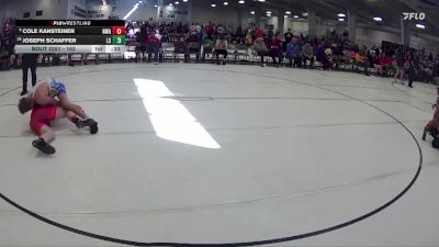 163 lbs Cons. Round 4 - Joseph Schaffer, Lincoln Southeast vs Cole Kansteiner, Nebraska Wrestling Academy