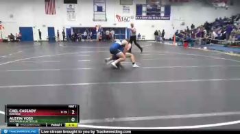 165 lbs Champ. Round 1 - Cael Cassady, Dubuque vs Austin Voss, Wisconsin-Platteville