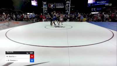 132 lbs Rnd Of 64 - Mikel Basilio, PA vs Benjamin Owens, VA