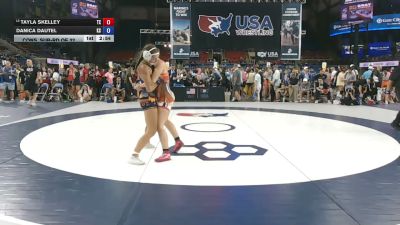 135 lbs Cons. Sub-rd Of 32 - Tayla Skelley, Texas vs Danica Dautel, Kansas