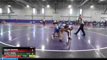 174 lbs Cons. Round 5 - Skyler Shuman, Luther vs Wyatt Simon, Wisconsin-La Crosse