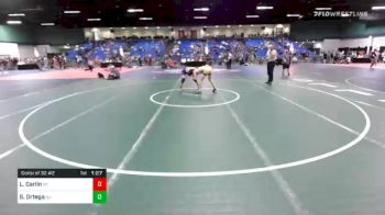 120 lbs Consolation - Liam Carlin, NY vs Sebastian Ortega, NJ