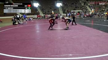 125 lbs Cons. Round 3 - Ty Gentry, Reinhardt University (GA) vs Quentin Benjamin, Unattached