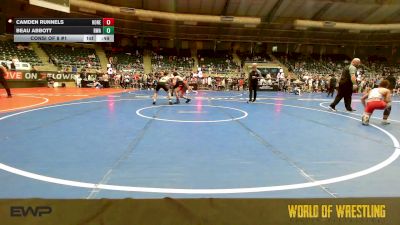 108 lbs Consi Of 8 #1 - Camden Runnels, Honey Badgers Wrestling Club vs Beau Abbott, Roundtree Wrestling Academy