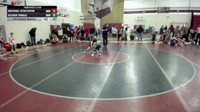 59 lbs 3rd Place Match - Michael Stoltzfus, Minnesota vs Oliver Tingle, Minnesota