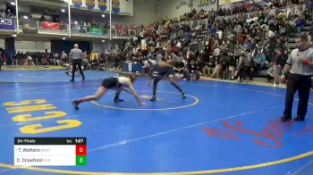 152 lbs Qtr-finals - Ty Watters, West Allegheny vs Chris Crawford, Wyoming Seminary