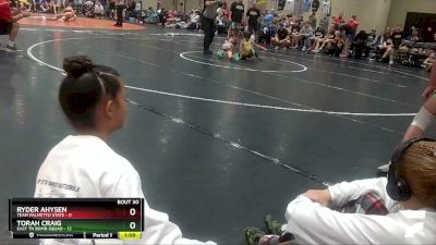 55 lbs Placement (16 Team) - Torah Craig, East TN Bomb Squad vs Ryder Ahysen, Team Palmetto State