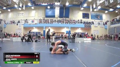 98 lbs Champ. Round 3 - Jace Matheson, Idaho Falls vs John White, Century