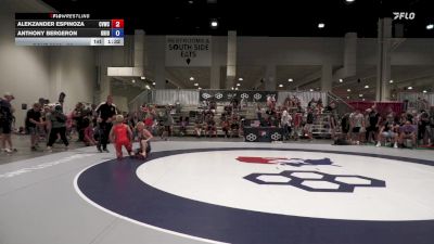 52 lbs Champ. Round 2 - Alekzander Espinoza, Coachella Valley Wrestling Club vs Anthony Bergeron, Ohio