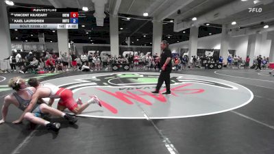 57 lbs Cons. Round 3 - Vincent Kilkeary, Ohio RTC/ Titan Mercury Wrestling Club (TMWC) vs Kael Lauridsen, Nebraska Wrestling Training Center