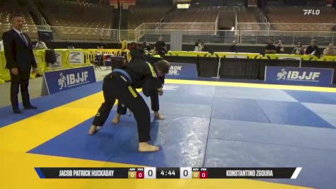 Konstantino Zgoura vs Jacob Patrick Huckabay 2025 Pan Jiu Jitsu IBJJF Championship