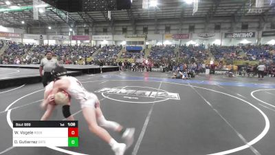 115 lbs Round Of 32 - Warren Vogele, Roosevelt Mustangs vs DeMarcos Gutierrez, Ortega Middle School