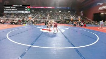 105 lbs Cons. Round 2 - Kenna Merritt, Star Valley vs Allyson Bauer, Sheridan