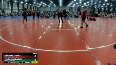 130 lbs Rd# 9- 2:15pm Saturday Final Pool - Lyman Nau Rarick, SELECT, Utah vs Aaron McDonald, East Coast Elite