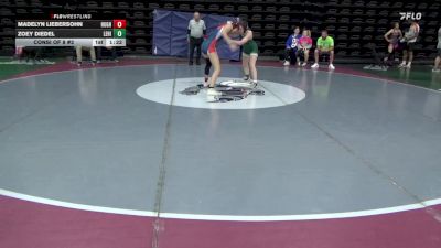 115 lbs Consi Of 8 #2 - Madelyn Liebersohn, Hughesville vs Zoey Diedel, Lehighton