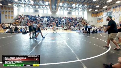 126 lbs Champ. Round 3 - Guillermo Jaramillo, Gladiator Wrestling Club vs Gustavo Ferreira, Viera High/ VHWC