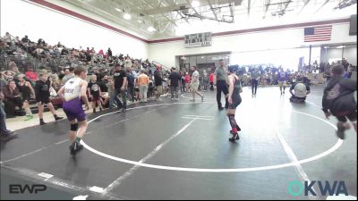 70 lbs 3rd Place - Melissavette Alba, Cowboy Wrestling Club vs Ryan Coose, Mannford Pirate Youth Wrestling