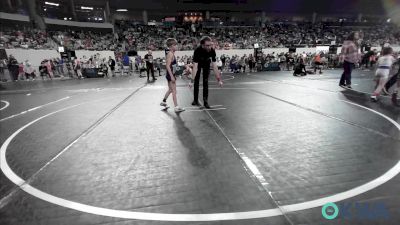 58 lbs Round Of 32 - Gauge Littlefield, Coweta Tiger Wrestling vs Weston Pulliam, Team Tulsa Wrestling Club