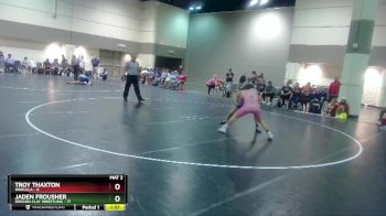 126 lbs Round 3 (6 Team) - Troy Thaxton, Wakulla vs Jaden Frousher, Oregon Clay Wrestling