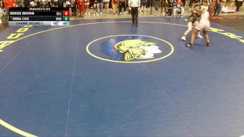 140 lbs Champ. Round 2 - Dena Cox, Erie vs Denise Brown, Unattached