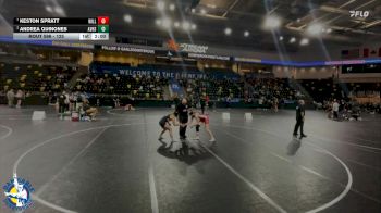 125 lbs Quarterfinal - Keston Spratt, Williamsburg vs Andrea Quinones, Apple Valley