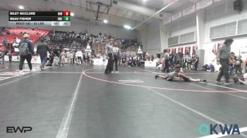 85 lbs Semifinal - Riley Mcclure, Raw Wrestling Club vs Beau Fisher, Salina Wrestling Club