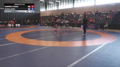 59kg Round 2 - Gabriela Cross, Dinos Wrestling Club vs Olivia Lichti, Hamilton Wrestling Club