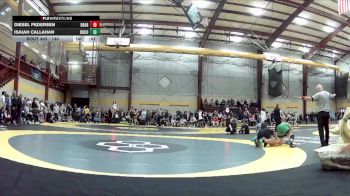 144 lbs Cons. Round 3 - Isaiah Callahan, Dublin Coffman vs Diesel Pedersen, Broken Arrow