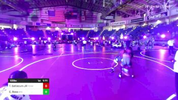 109 lbs Quarterfinal - Ty Satiacum JR, Team Aggression vs Caysen Ross, BPB Punishers