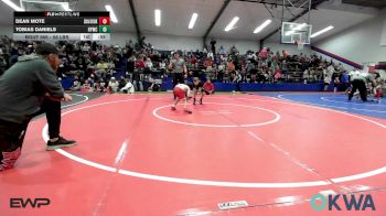 58 lbs Consolation - Dean Mote, Skiatook Youth Wrestling 2022-23 vs Tobias Daniels, Hilldale Youth Wrestling Club