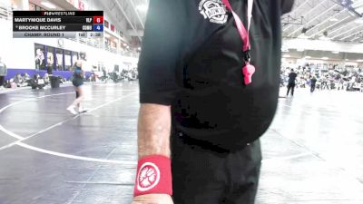 124 lbs Champ. Round 1 - Martynique Davis, Valiant Prep vs Brooke McCurley, Colorado Mesa University