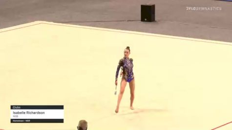 Isabelle Richardson - Clubs, NSB - 2021 USA Gymnastics Championships