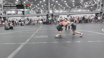 157 lbs Quarterfinals (8 Team) - Phoenix Hunter, Mat Assassins Black vs Brayden Carson, JV All Stars