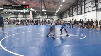 190 lbs Allday - Dominic Blue, UNION PINES vs Demarcus Major, EASTERN CAROLINA WRESTLING ACADEMY