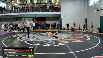 144 lbs Champ. Round 1 - Nate Foldes, Benedictine College Prep vs Max Morrison, St Mark`s