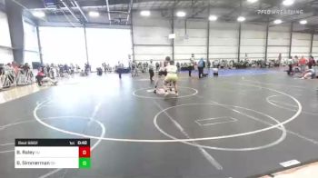 220 lbs Consi Of 8 #1 - Brendan Raley, NJ vs Brentan Simmerman, OH