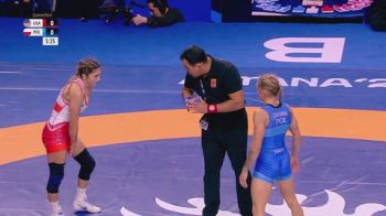 53 kg 1/4 Final - Cristelle Noelle Rodriguez Dobler, United States vs Roksana Marta Zasina, Poland