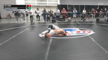 113 lbs Round Of 32 - Jax Vang, CA vs Lazarus McEwen, WA