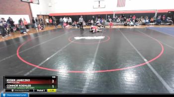 145 lbs Champ. Round 3 - Connor Koehler, Frankfort (LINCOLN-WAY EAST) vs Ryder Janeczko, YORKVILLE (HS)