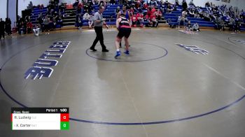 215 lbs Cons. Semi - Xavier Carter, Beaver County Christian School vs Ryan Ludwig, Clearfield