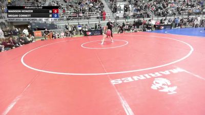U20 Women - 50 lbs Champ. Round 1 - Madison Heinzer, CA vs Megan Cornett, AK