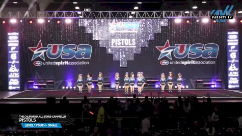 The California All Stars-Camarillo - Pistols [2025 L1 Youth - Small Day 2] 2025 USA All Star Cheer Super Nationals