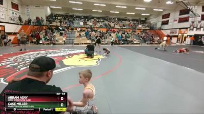 53 lbs Cons. Round 4 - Case Miller, Riverton USA Wrestling vs Abram Asay, Cody Wrestling Club