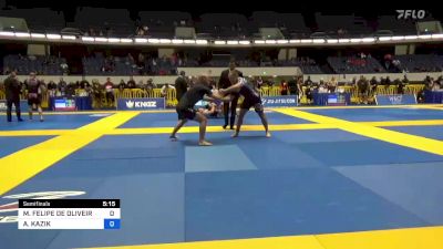 MAURO FELIPE DE OLIVEIRA SOARES vs ANDY KAZIK 2022 World IBJJF Jiu-Jitsu No-Gi Championship
