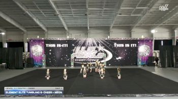 Element Elite Tumbling & Cheer - Neon [2026 L1.1 Youth - PREP Day 1] 2026 The U.S. Finals Louisville