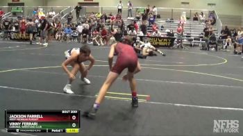 96 lbs Champ. Round 1 - Jackson Farrell, West Michigan Pursuit vs Vinny Ferrari, Cardinal Wrestling Club