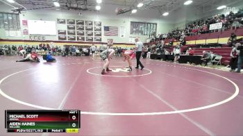 175 lbs Champ. Round 2 - Michael Scott, ODESSA vs Aiden Haines, WILLARD