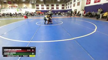 165 lbs Cons. Round 2 - Daven Hames, Waldorf (Iowa) vs Stephen Dickerson, Graceland University