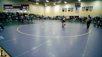 110 lbs Cons. Round 1 - Ainslee Hutchinson, Eureka vs Hailey Lux, Rolla