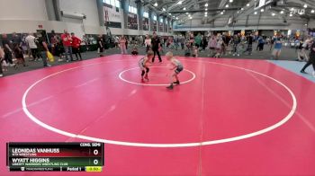 61 lbs Cons. Semi - Wyatt Higgins, Liberty Warriors Wrestling Club vs Leonidas VanHuss, NTX Wrestling